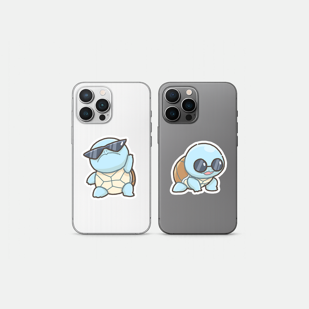 Squirtle squad duo sticker set