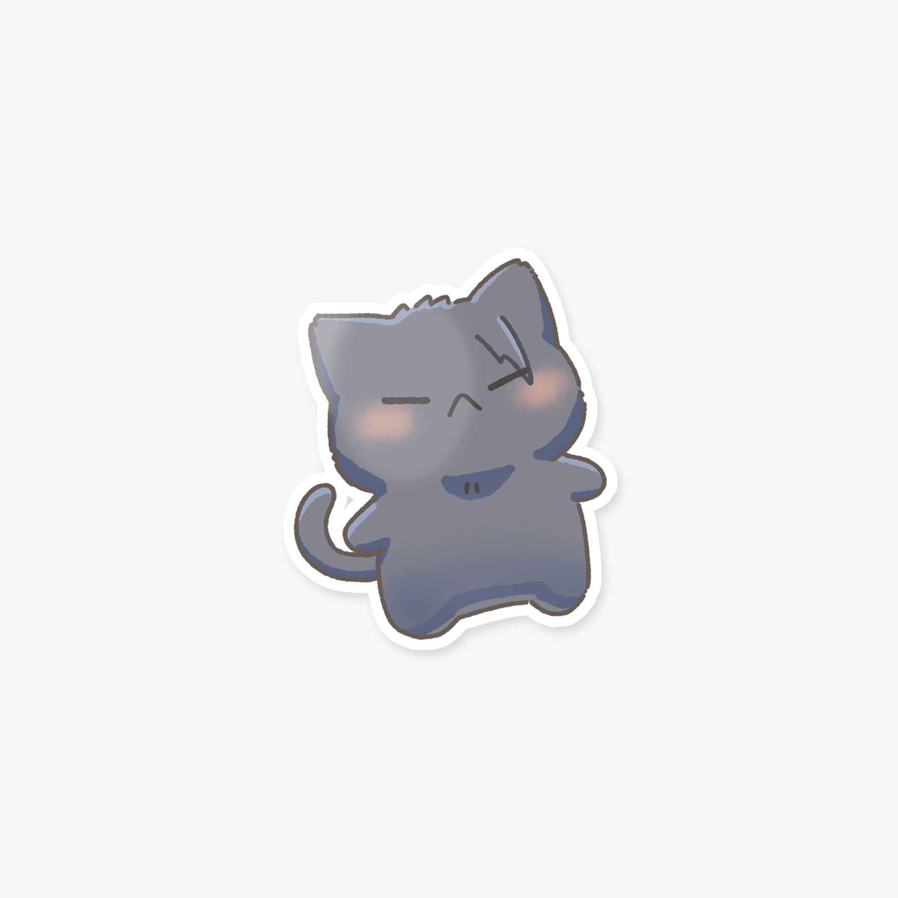 JJK catto stickers