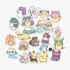 Poké stickers