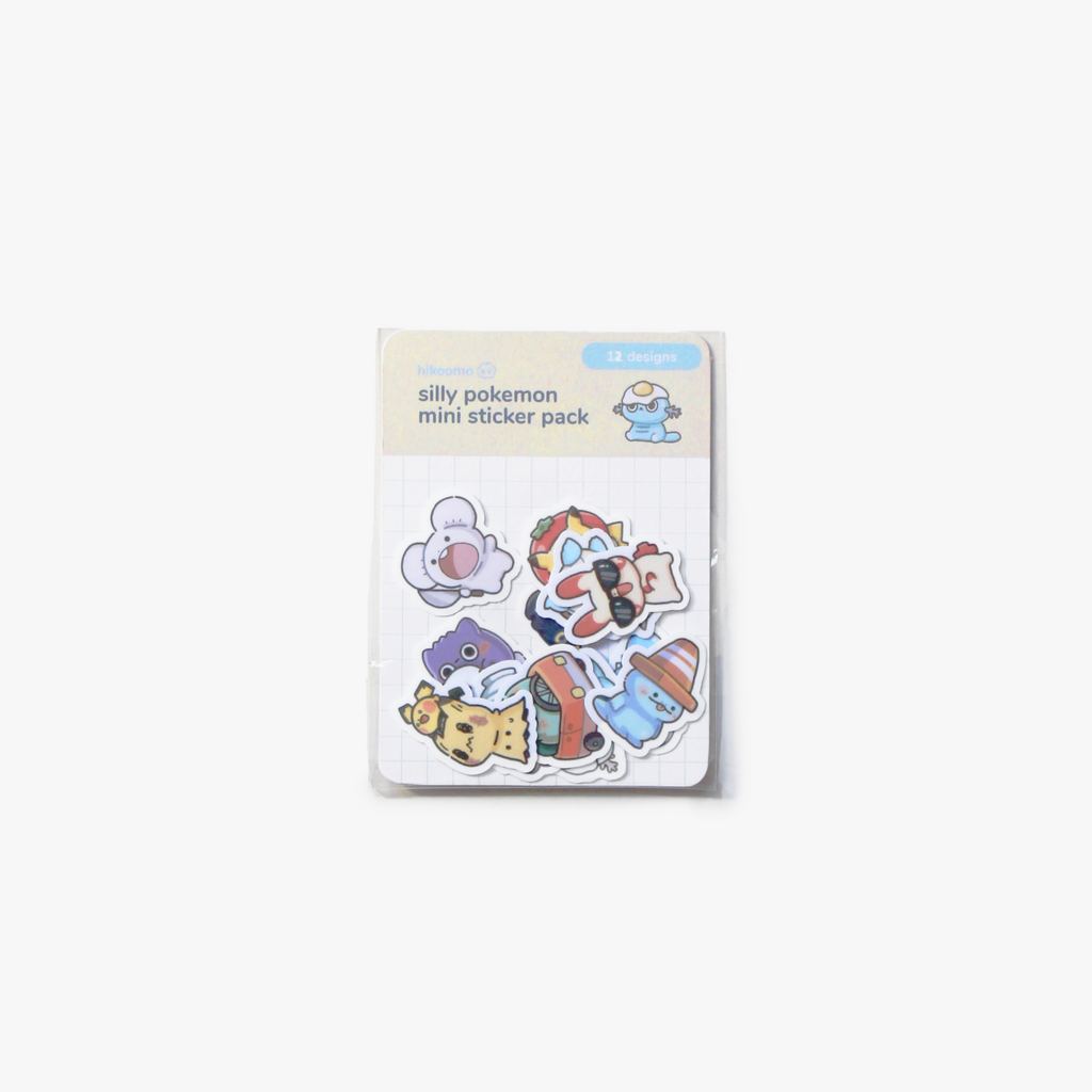 Silly pokémon mini sticker pack