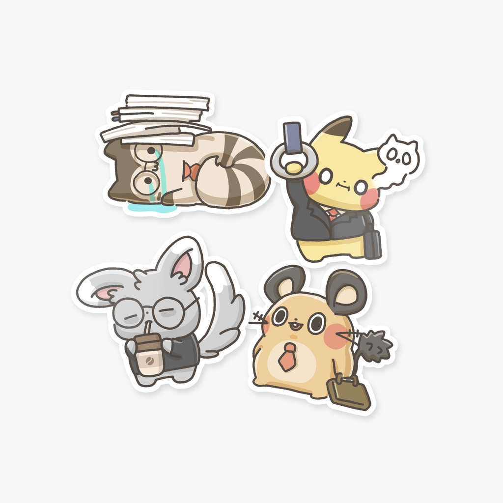 Pokémon corporate sticker pack
