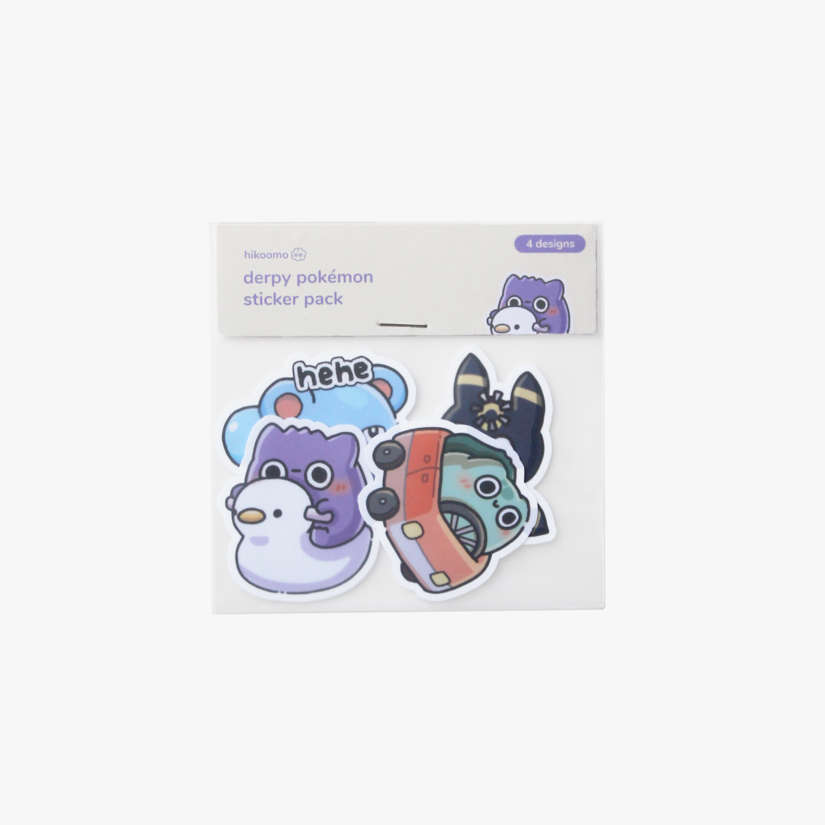 Pokémon derp sticker pack