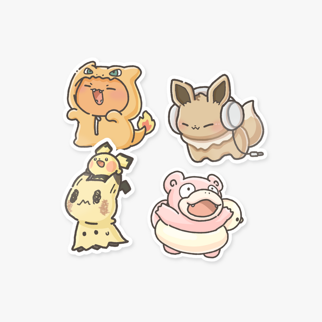 Pokémon playful sticker pack
