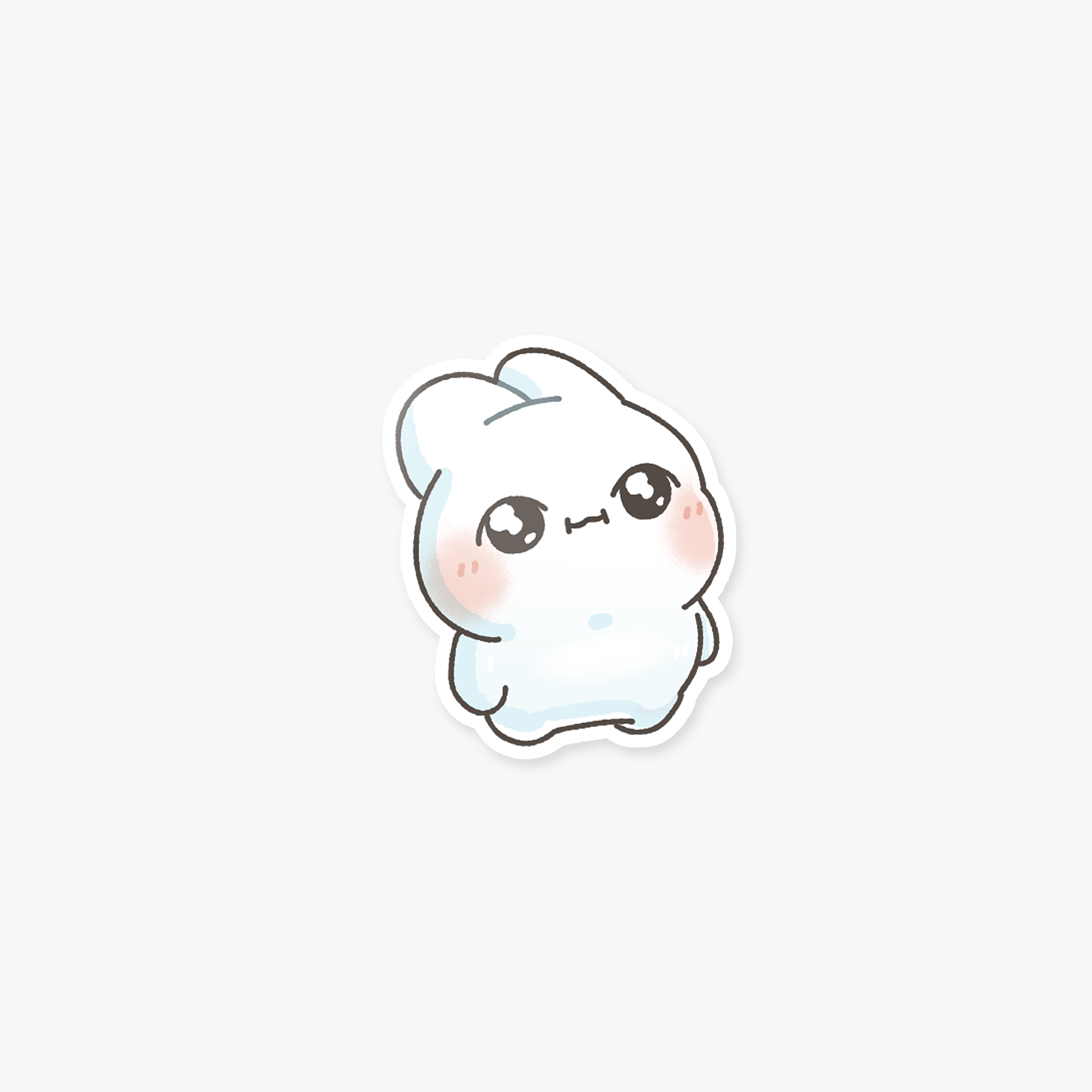 Cheeky bun sticker