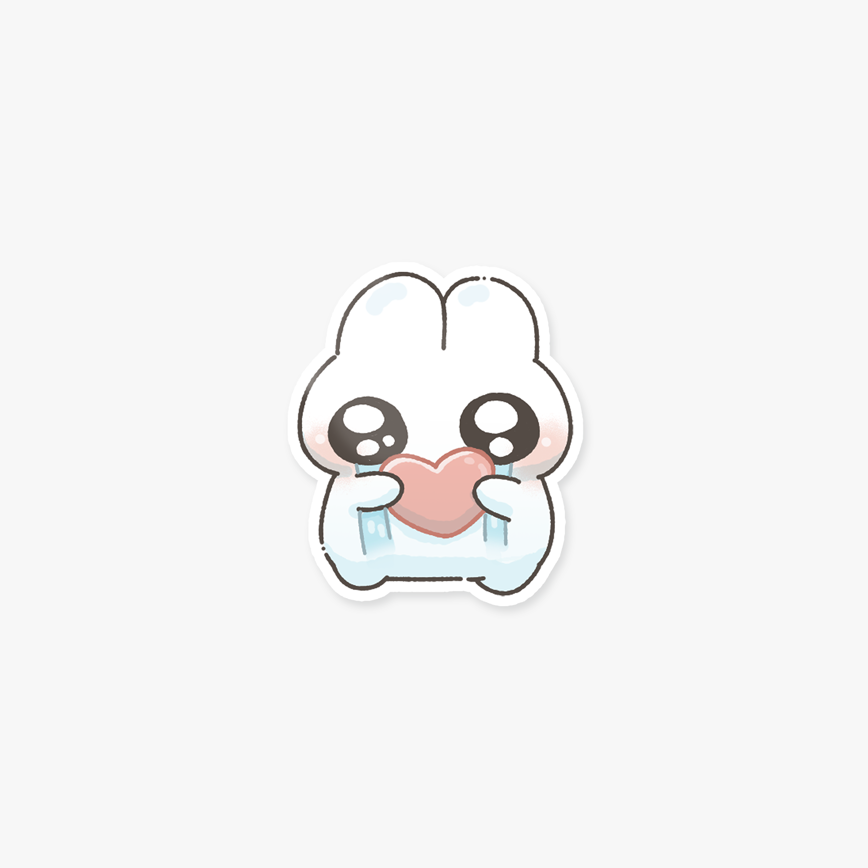 Please love bun sticker