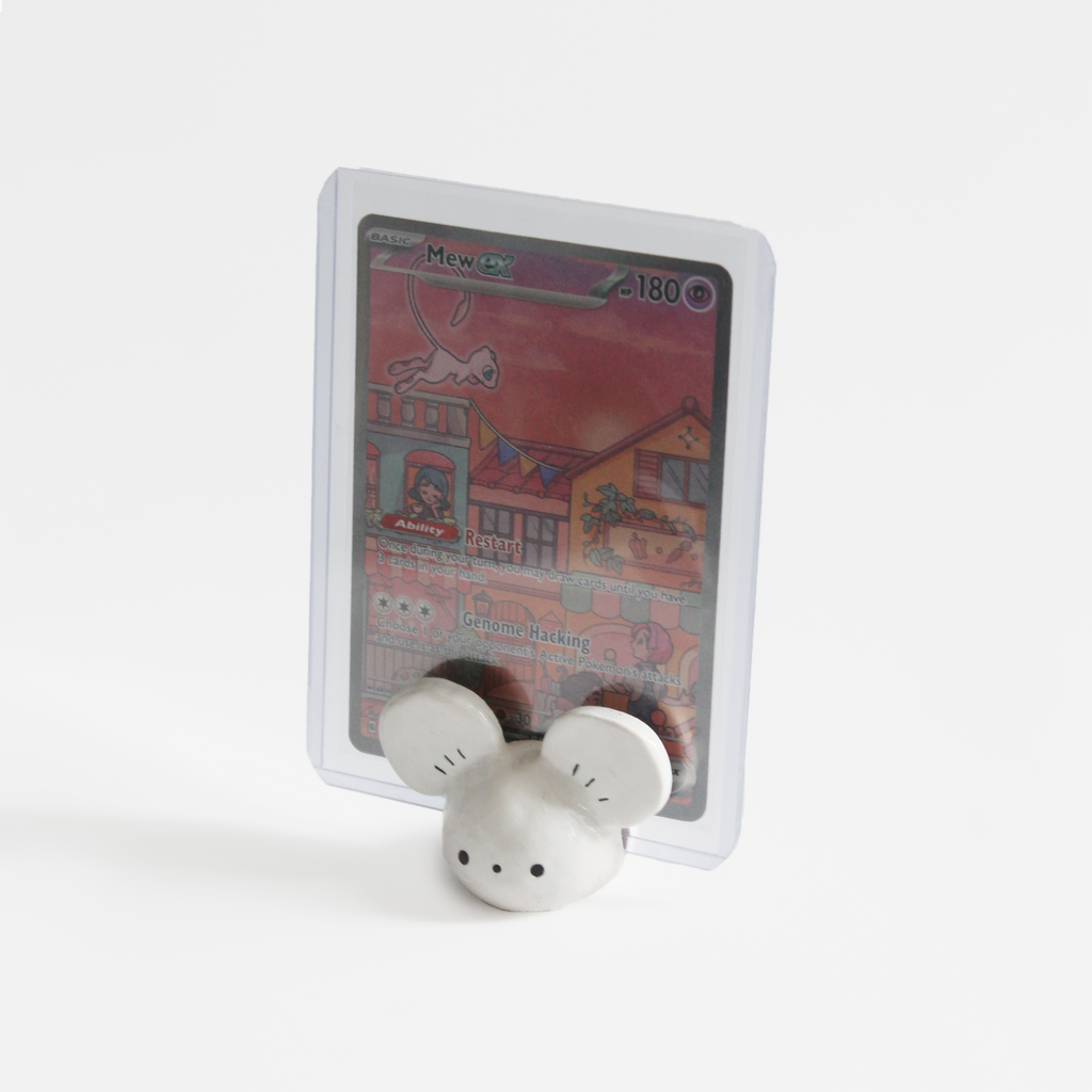 Handmade top-loader display stand