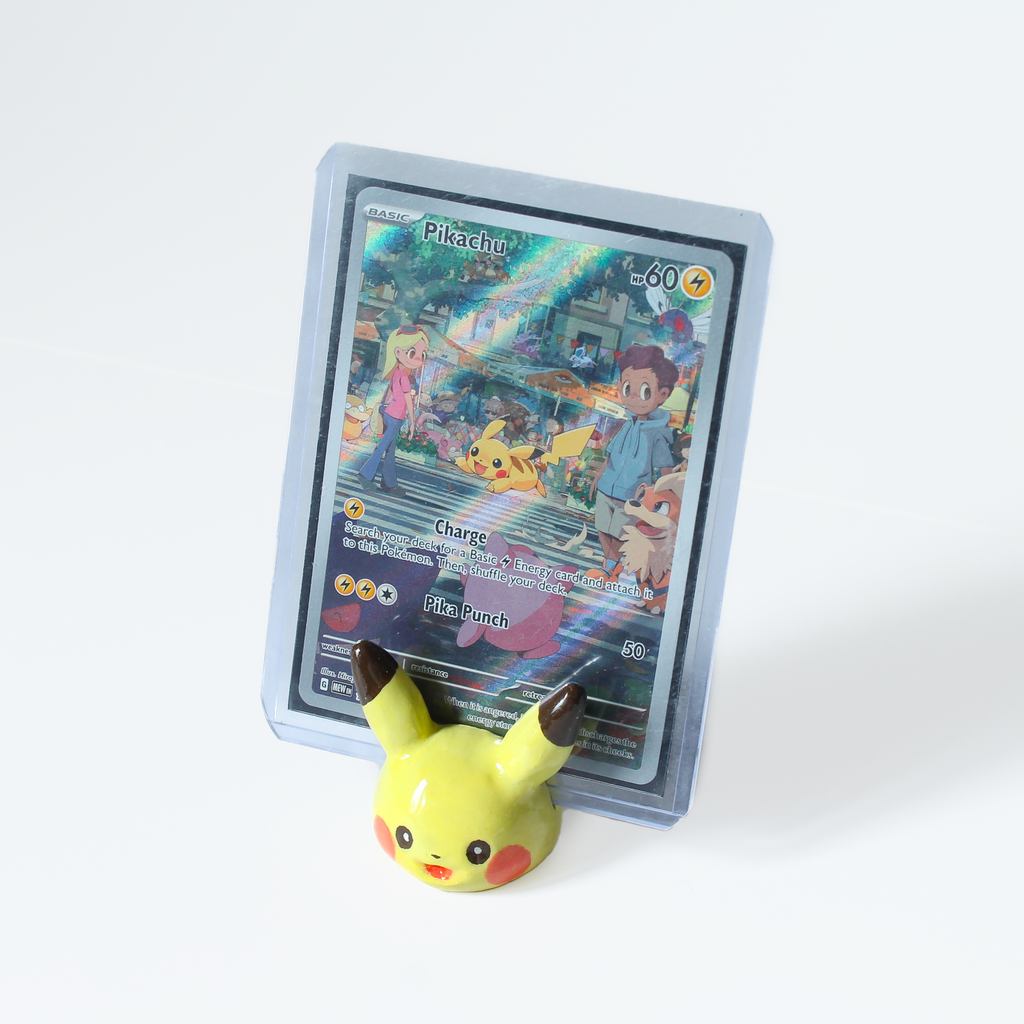 Handmade top-loader display stand