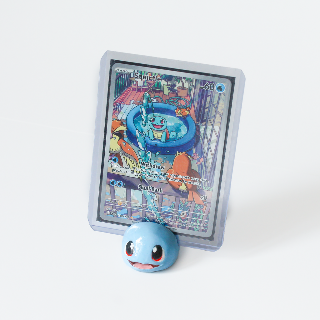 Handmade top-loader display stand