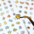 Pokémon 151 gen 1 pixel sticker sheets